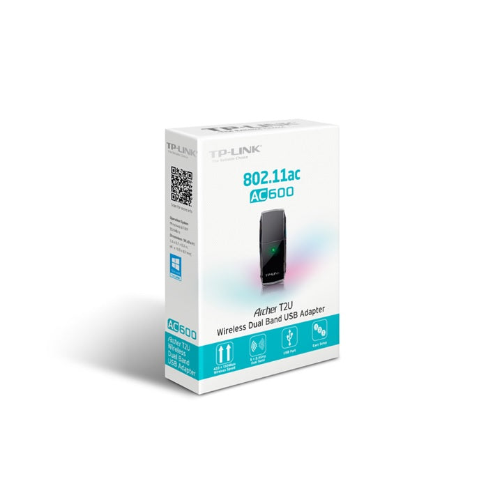 Adaptador USB inalámbrico doble banda AC 600 Mbps