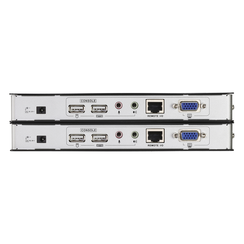 Kit Extensor KVM | VGA/Audio | Cat5e | 300m | 1280 x 1024 | Deskew | Puertos RS232 | Función de compensación de señal