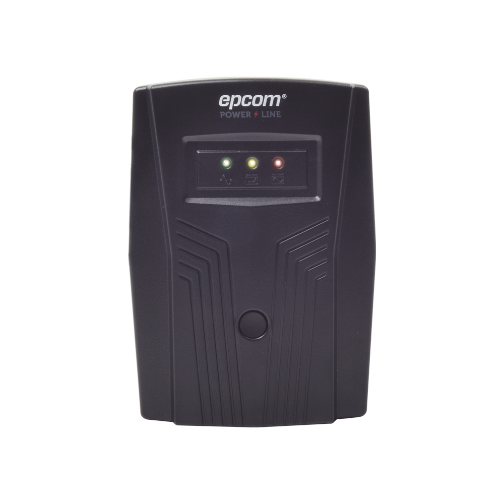 UPS de 600VA/360W / Protección contra Descarga, Sobretensión y Picos Transitorios / Entrada y Salida 120 Vca / Clavija NEMA 5-15P / 4 Tomas NEMA 5-15R/ Sin Protector RJ11 ni RJ45