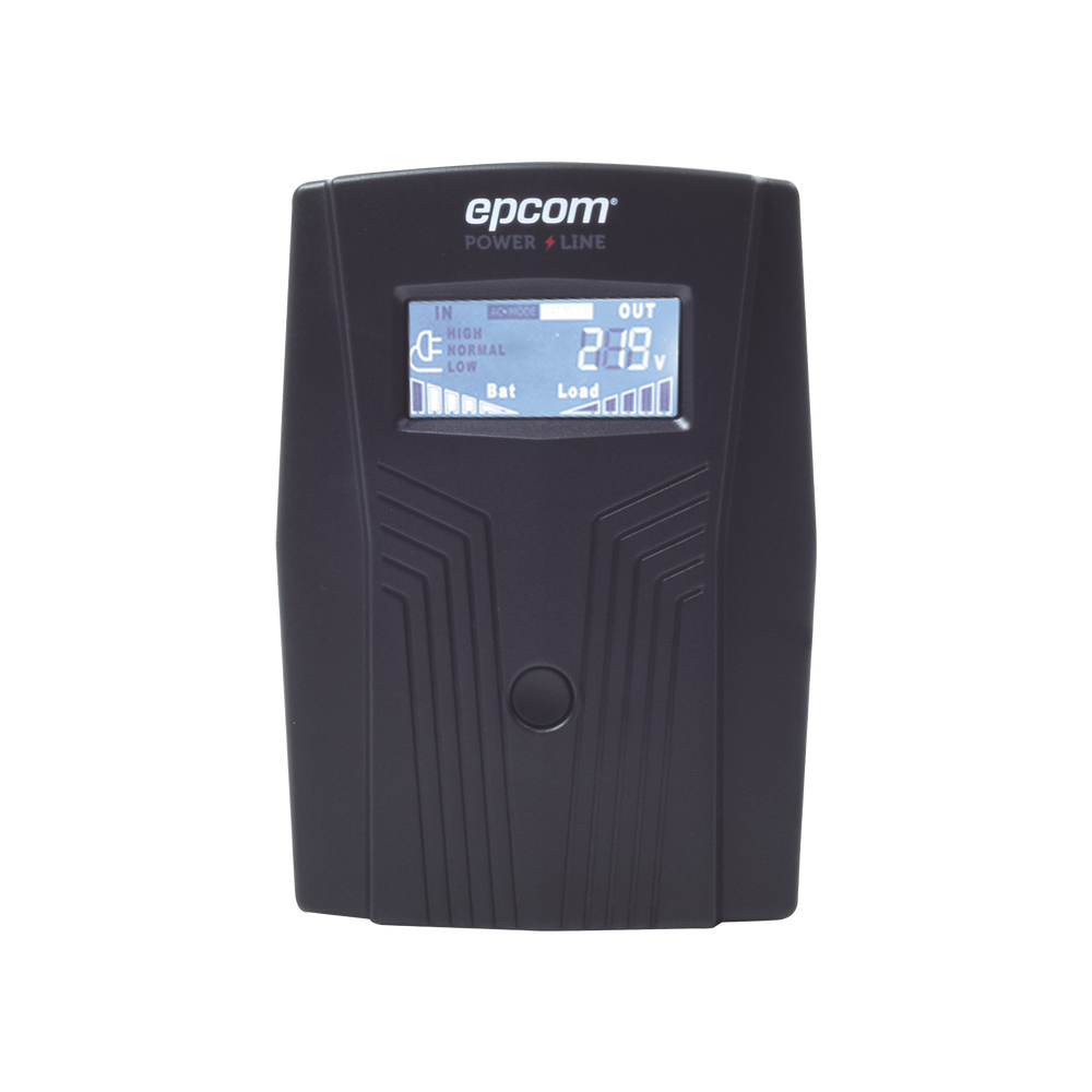 UPS de 850VA/510W / Protección contra Descarga, Sobretensión y Picos Transitorios / Entrada y Salida 120 Vca / Clavija NEMA 5-15P / 6 Tomas NEMA 5-15R / Sin RJ11 ni RJ45