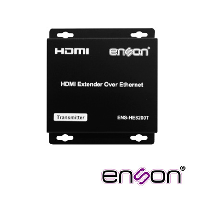 ENSON ENS-HE8200T + ENS-HE8200R – Kit Extensor HDMI por IP hasta 120 m