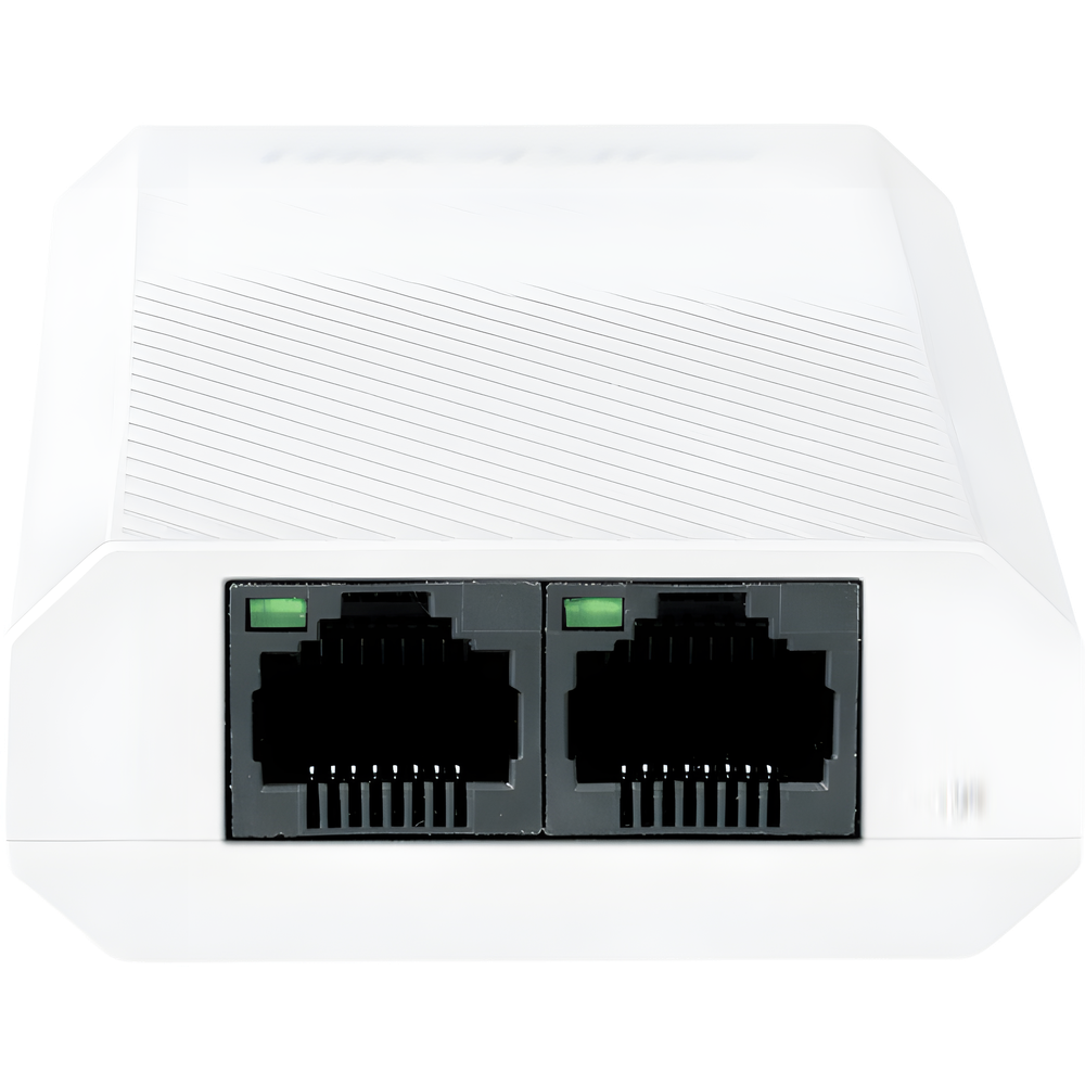 Extensor PoE+ (30 Watts Entrada) / 1000 Mbps con 2 Salidas PoE+ (30 Watts Totales de Salida) / Uso Interior / Podemos Alimentar 2 Cámaras IP
