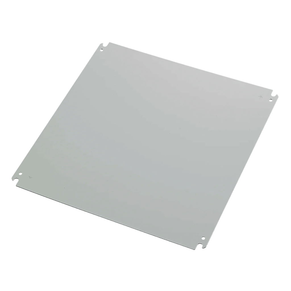 Gabinete de Uso Exterior MAS 500 x 400 x 260 mm NEMA 4/12/13; IP66; IK10 de Acero Dulce 1.5 mm con Platina de Montaje Incluida Color Gris Claro