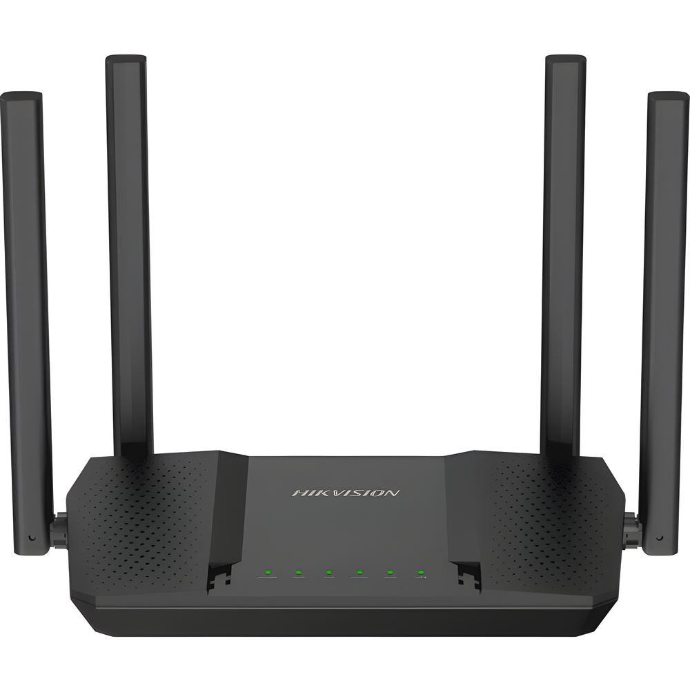 Router Inalámbrico WISP Gigabit / Wifi 5 / Hasta 1200 Mbps / Doble Banda AC (2.4 GHz y 5 GHz) / 3 Puertos LAN 10/100/1000 Mbps + 1 Puerto WAN 10/100/1000 Mbps / 4 Antenas Externas Omnidireccional de 5 dBi / Interior