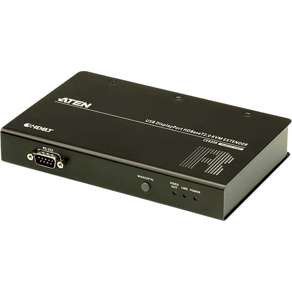 Extensor KVM USB DisplayPort HDBaseT 2.0 | 4K @ 100 m (328.1 ft) | 1080p @ 150 m (492.1 ft) | Cable Único Cat 6 / 6a | USB 2.0 Full Speed | Audio Estéreo 2 Canales | RS-232 / Ethernet | HDCP / EDID Buffer