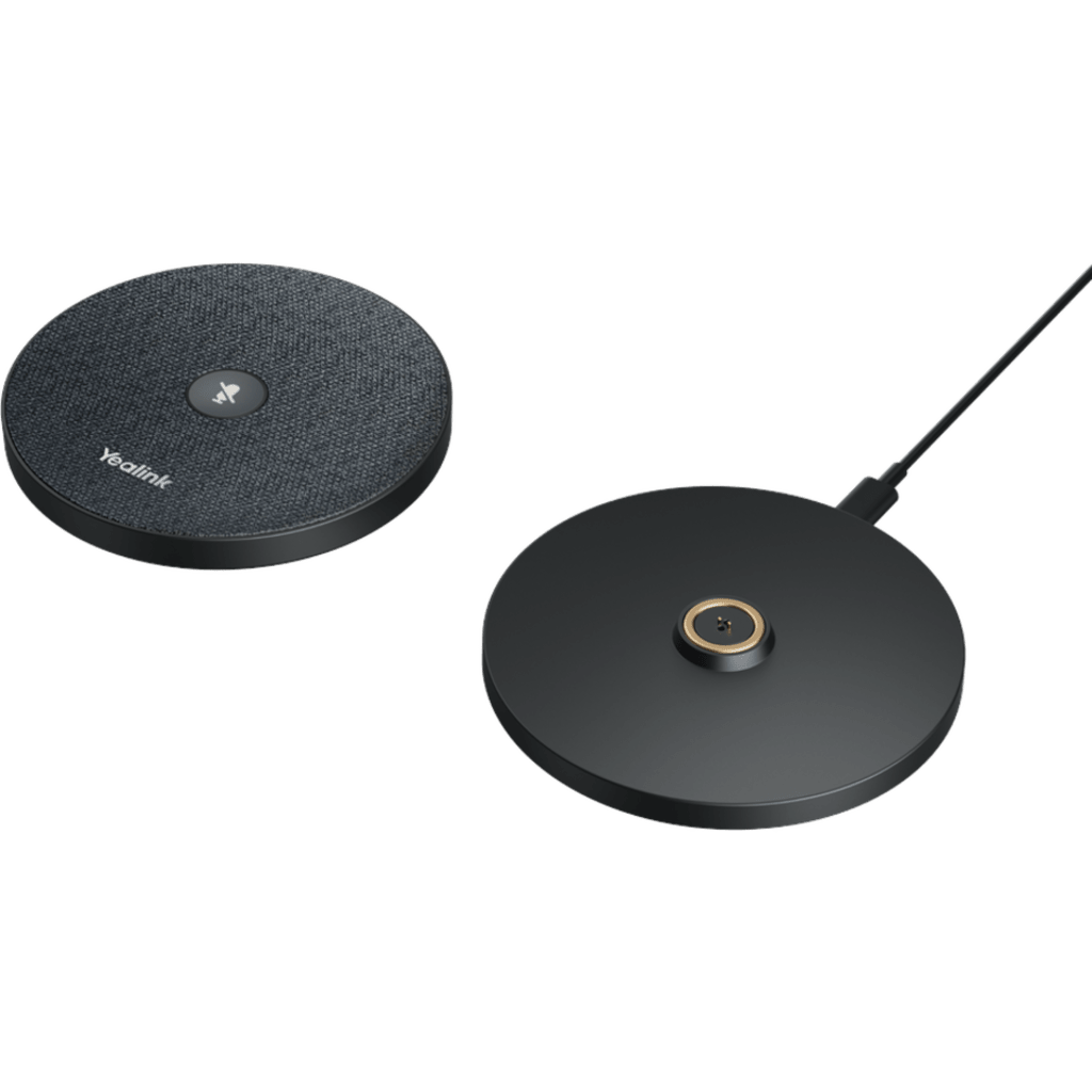 Micrófono Inalámbrico Yealink VCM36-W Pro Package con Captación 360° y Base de Carga para Salas de Videoconferencia
