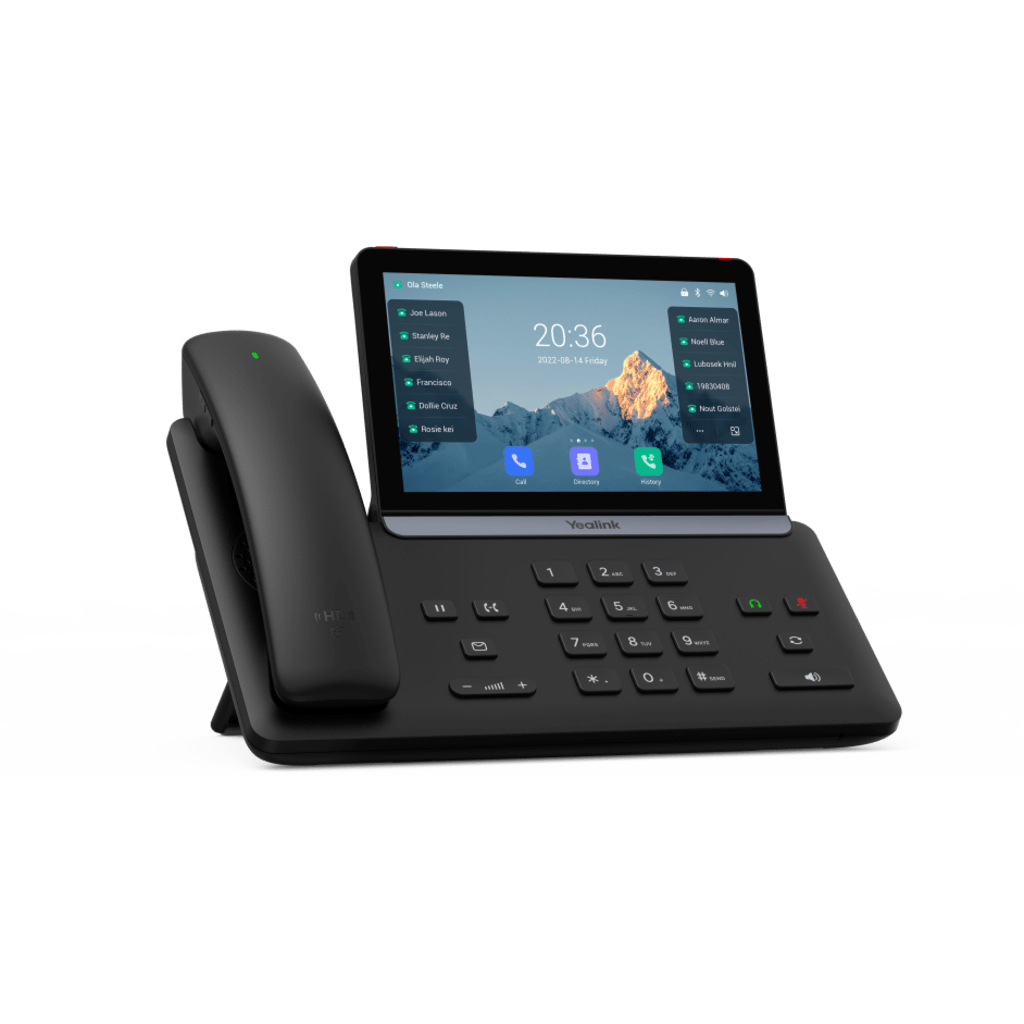 Teléfono IP Yealink SIP-T88W Pro con Pantalla Táctil de 7 Pulgadas y Auricular Inalámbrico Bluetooth con Wi-Fi 6 Integrado