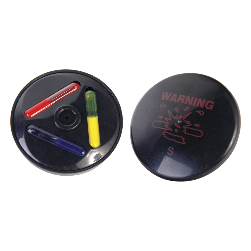 Tag con Tinta para Ropa /Si se viola el sello, la Ropa quedará Marcada con Tinta! / Paq. 100 pzs