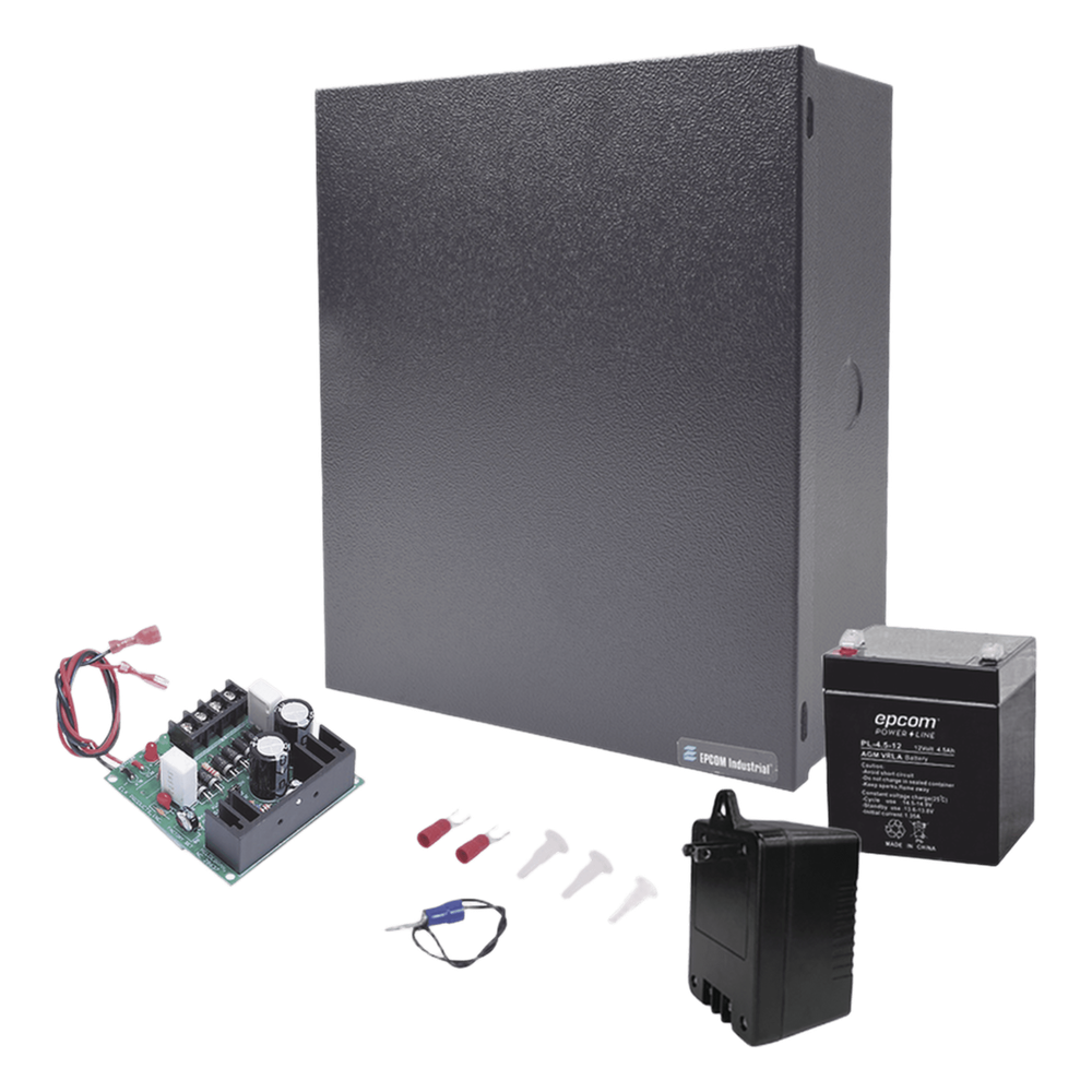 Fuente de 12 Vcc/1A para Control de Acceso con Batería Incluida LK5.512