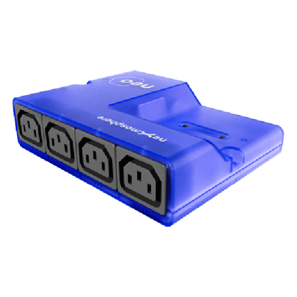 Controlador de Potencia NEO 300 Series / 4 Salidas C13 / Medición de Potencia por Salida Individual / Interface X-talk para Sensores / USB-C / API Serial / Monitoreo de Energía / 10A Máx