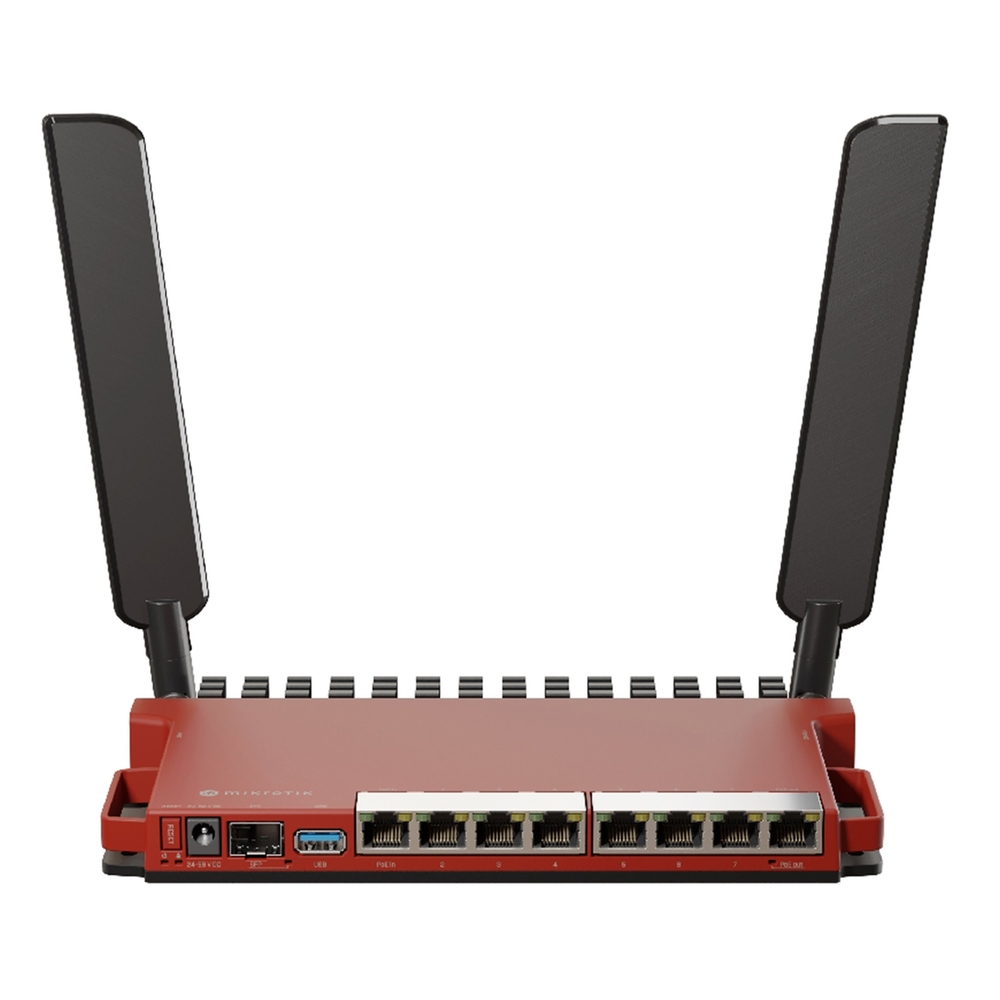 Router inalámbrico 2.4GHz AX / 8 puertos Gigabit / 1 SFP 2.5Gbps/ Soporta contenedores