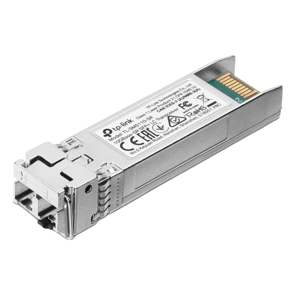 Transceptor mini-GBIC SFP+ / Duplex Multimodo 10GBase / Distancia 300 metros / Conector LC