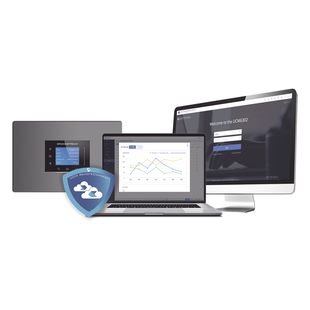 Licencia anual Enterprise Remote Connect 400 usuarios y 64 sesiones concurrentes para UCM63XX / UCM63XXA