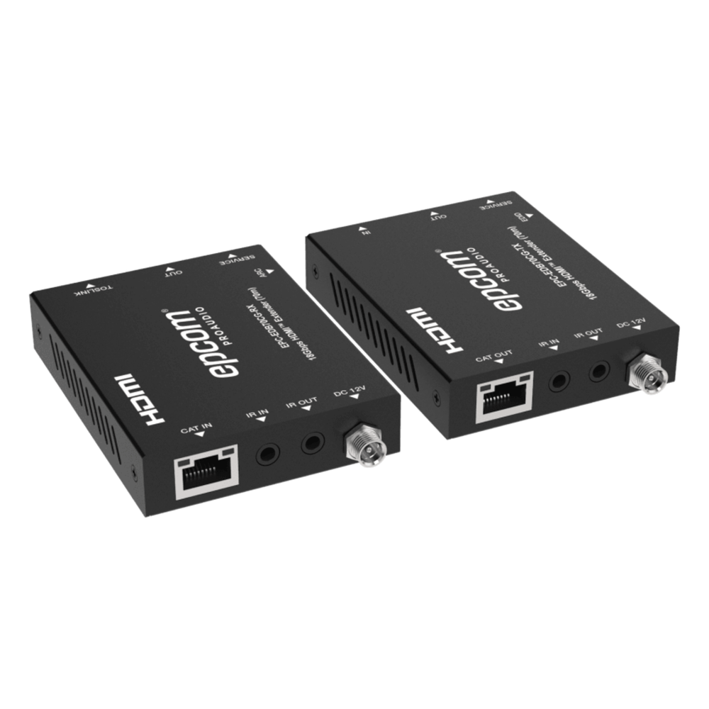 Extensor HDMI 4K@60Hz | PoC Bidireccional | HDR y Dolby Vision | Transmisión hasta 70m por CAT6 | Extractor Audio ARC Solo RX