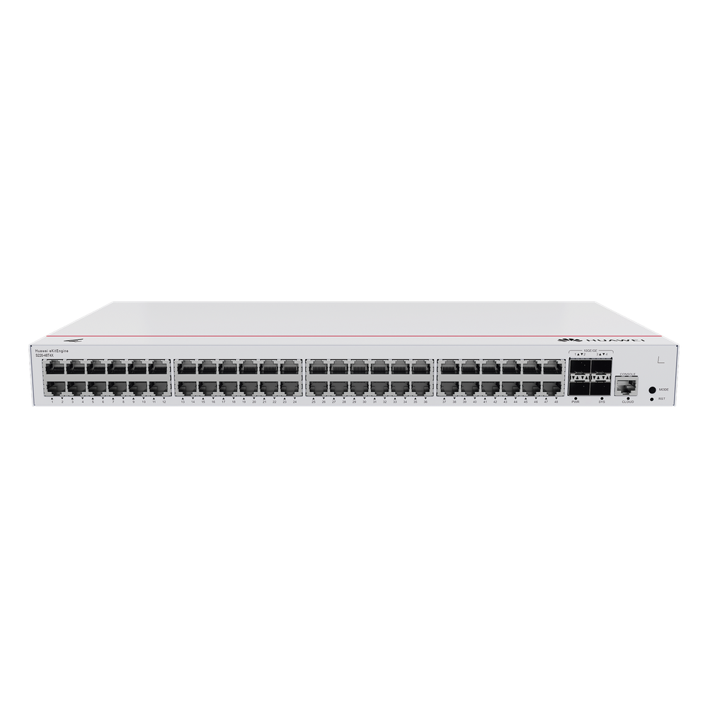 Switch de Acceso Gigabit Administrable Capa 2 / 48 puertos 10/100/1000 Mbps / 4 Puertos 10GE SFP+ Uplink / ERPS / IMGP Snooping / DHCP Snooping / Administración Nube Gratis