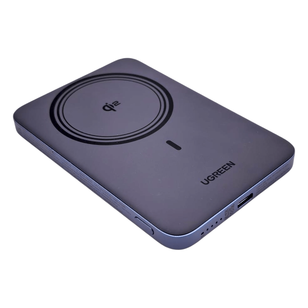 Power bank Magnético Inalámbrico / 5000 mAh 19.6 Wh / USB-C 20W PD3.0 / Carga Inalámbrica Magnética 15W / Salida Simultánea Cable + Wireless / Ultrafino 8.6 mm (0.3 in)