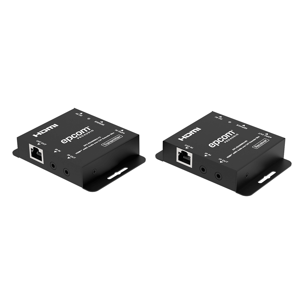 Extensor Audio HDMI eARC | 50 Metros | CAT5e/6 | Soporte Dolby Atmos DTS-HD | IR Bidireccional | CEC Passthrough | Carcasa Metálica