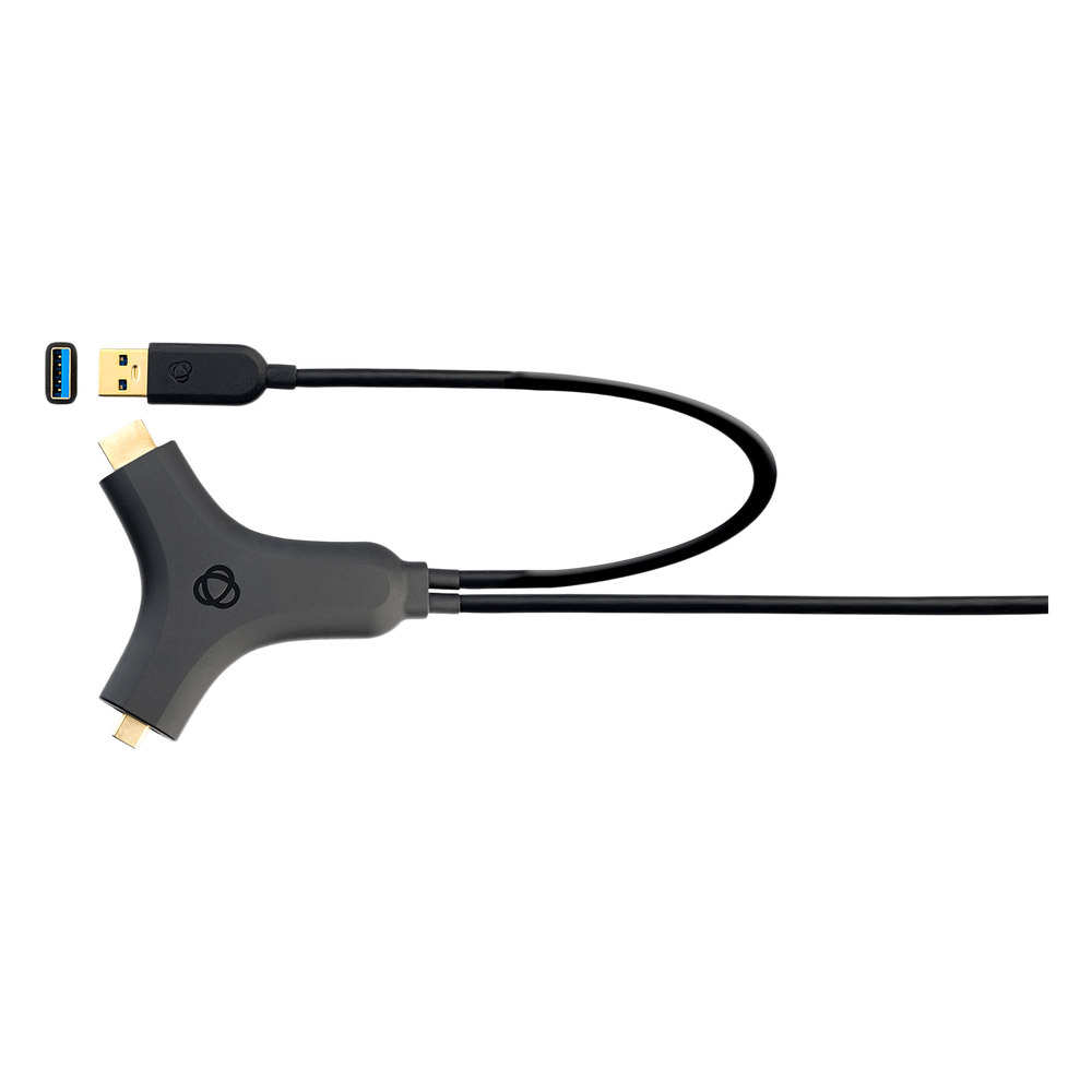 Adaptador Activo Multi-Formato | HDMI + USB 3.2 a USB-C | 4K@30Hz 4:4:4 | 60W PD | Carcasa ABS | Cable 2.7 m (8.85 ft)