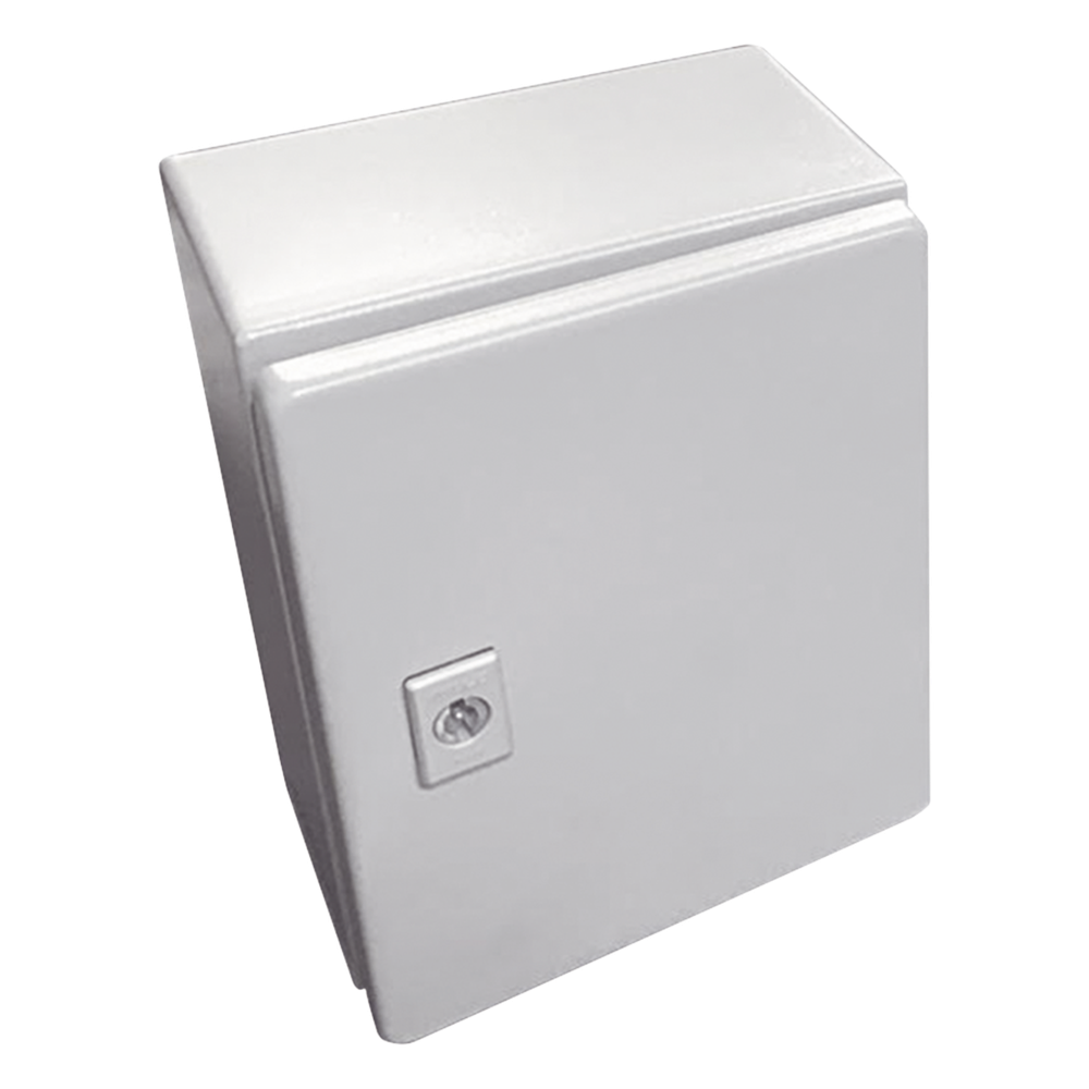 Gabinete de Acero, Nema 4 -IP 66 de 40 x 50 x 20 cm con Platina y certificado UL.