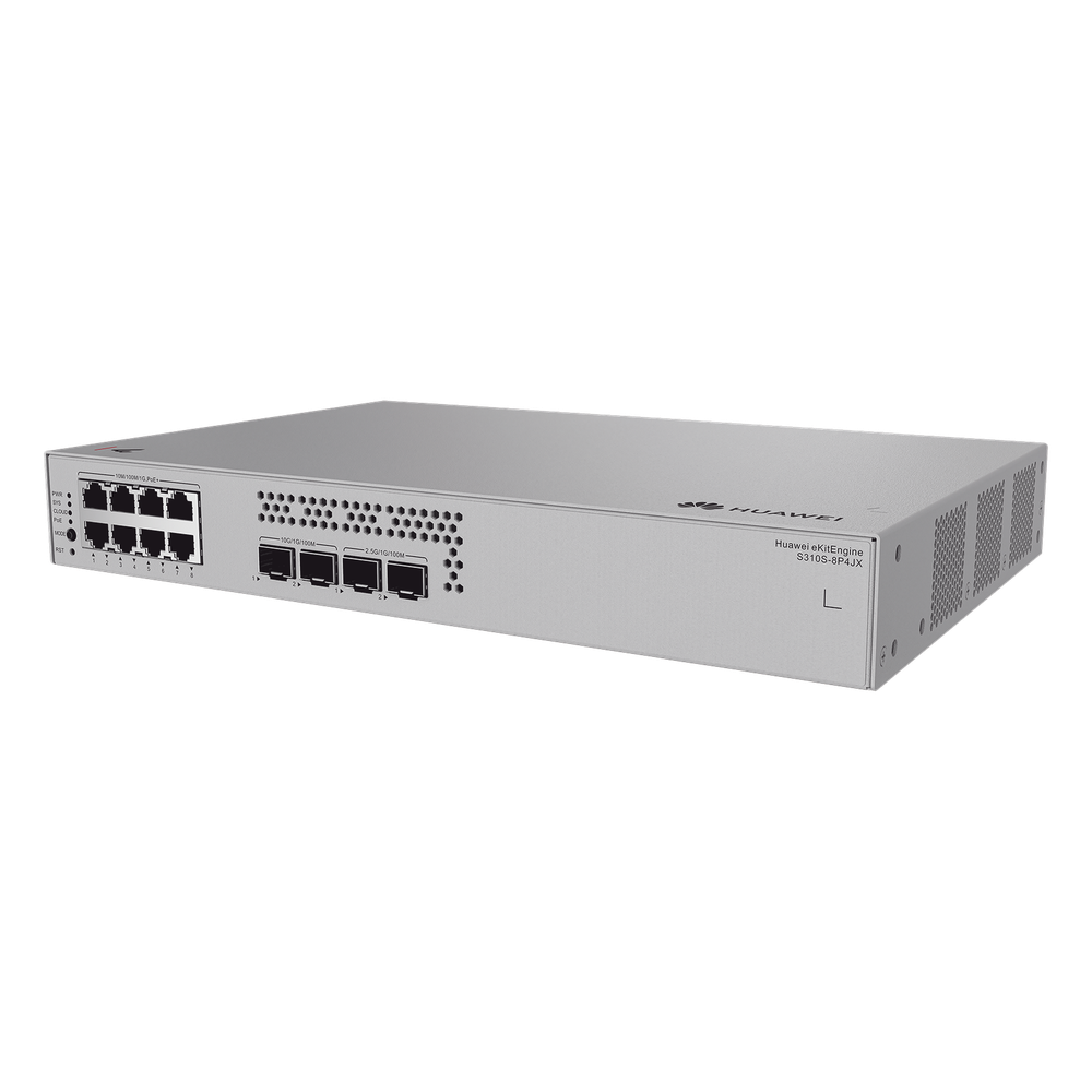 Switch de Acceso Gigabit Administrable PoE Capa 2+ / 8 puertos 10/100/1000 Mbps (PoE) / 2 Puertos 2.5GE SFP + 2 Puertos 10GE SFP+ Uplink / ERPS / Rutas Estáticas / PoE Perpetuo / 128 W / Administración Nube Gratis