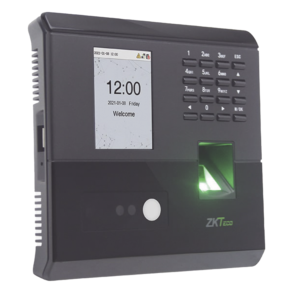 Terminal Biométrica Facial y Huella / 100 Rostros 500 Huellas / Visible Light / ADMS / TCP/IP / BioTimePro