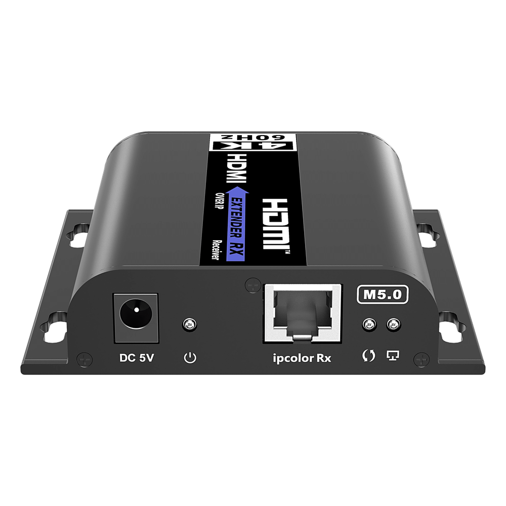 Kit Extensor HDMI | AV sobre IP | Solo Receptor | 4K@60Hz | 120 m | HDMI 2.0 | HDCP 2.2 | 18 Gbps | Conexión 1:1 , 1:N, N:1 , N:N | IR Bidireccional | Compatible con App iMMS