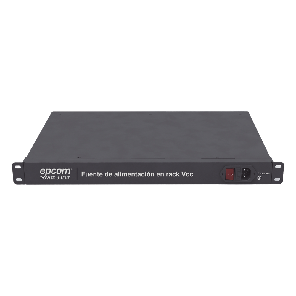 Fuente 12 Vcc / Industrial / tipo RACK / 20 Amperes / 16 salidas / 1.25 Amperes por salida administrada / 2.5 Amperes por salida máxima