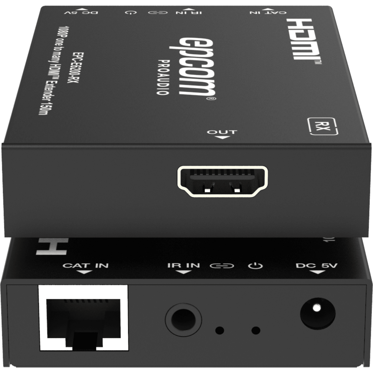 Receptor de Extensor HDMI™ Sobre IP | Solo Decodificador | 150m Por Cable CAT6 | Compatible Con Red Gigabit | Video Full HD | Compresión EZCast | Control IR Unidireccional