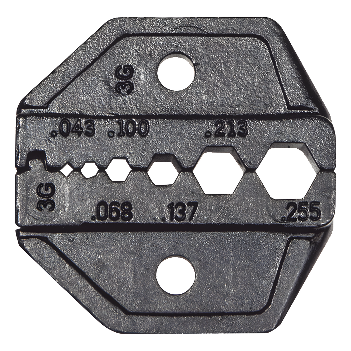 Matriz Ponchadora para RG58, RG59, RG62 y RG174. Compatible con Pinza Ponchadora VDV200-010