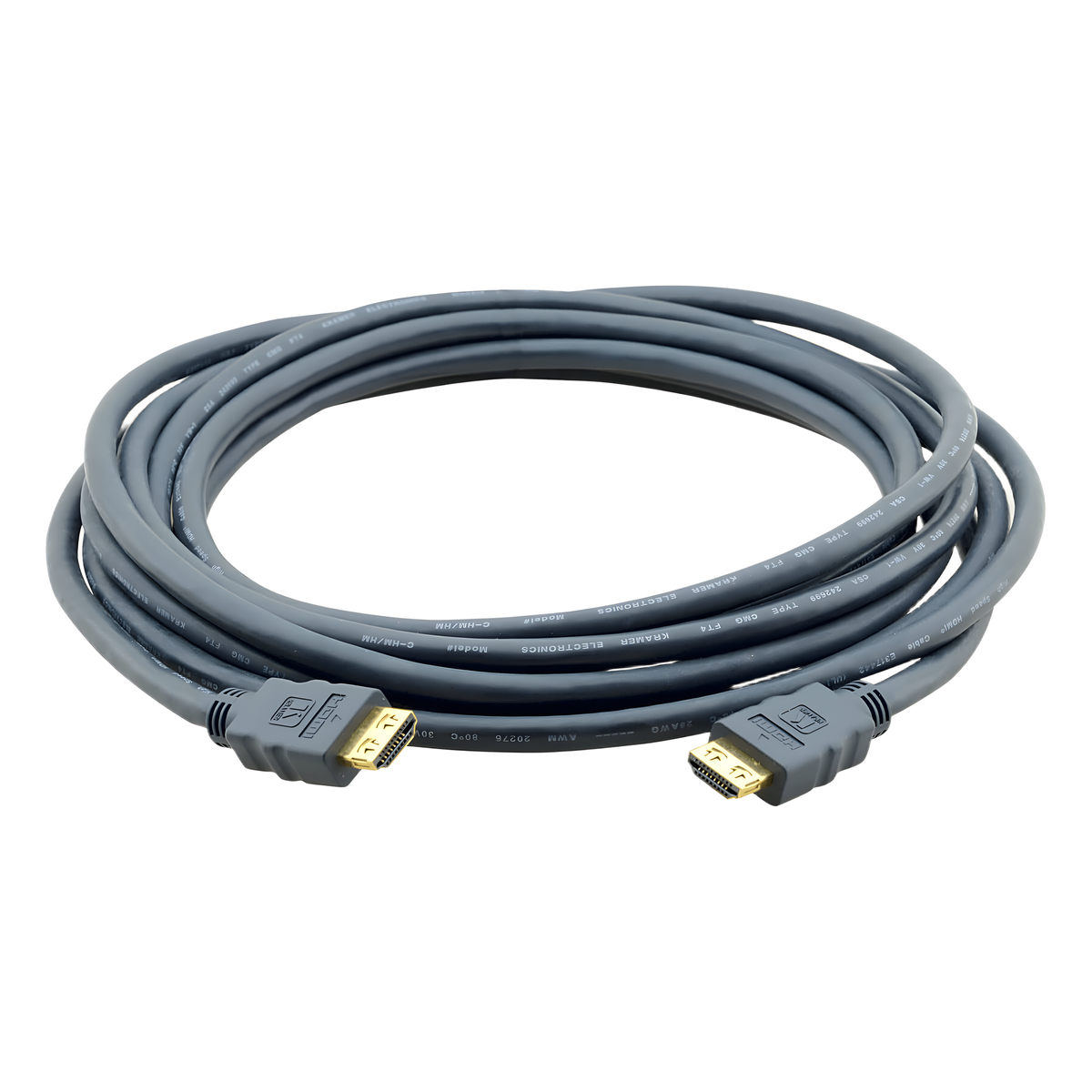 Cable HDMI Premium| Longitud 4.60 m | Alta Velocidad 18 Gbps | 4K@60Hz (4:4:4) | Conectores Dorados 24K | K-Lock Resistentes | Triple Blindaje | Certificado Premium
