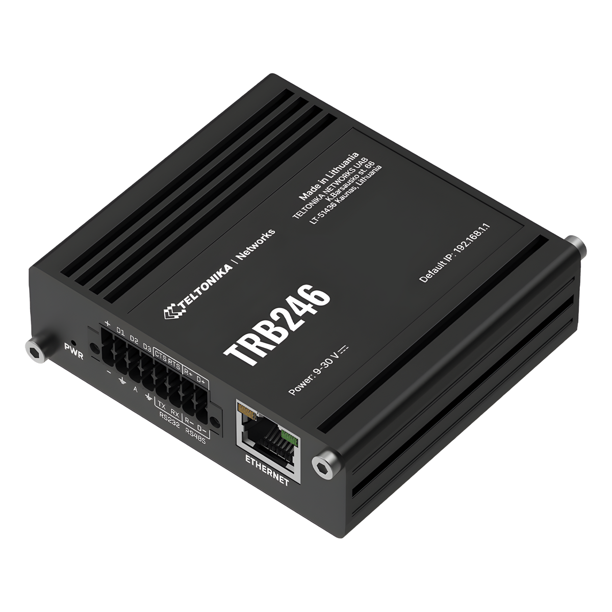Gateway IoT Industrial/ Doble SIM 4G/ conexión RS232-RS485/ 1 Puerto configurable LAN-WAN