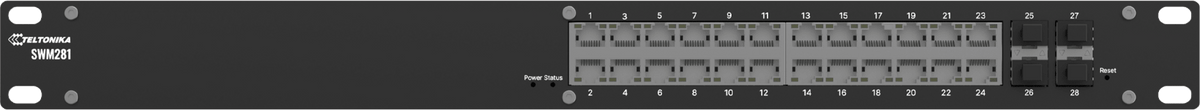 Switch Administrado L2+, 24 Puertos Gigabit Ethernet, 4 Puertos SFP, Ancho de Banda 56 Gbps, IP30, Rack Mount, PROFINET Opcional, TSWOS