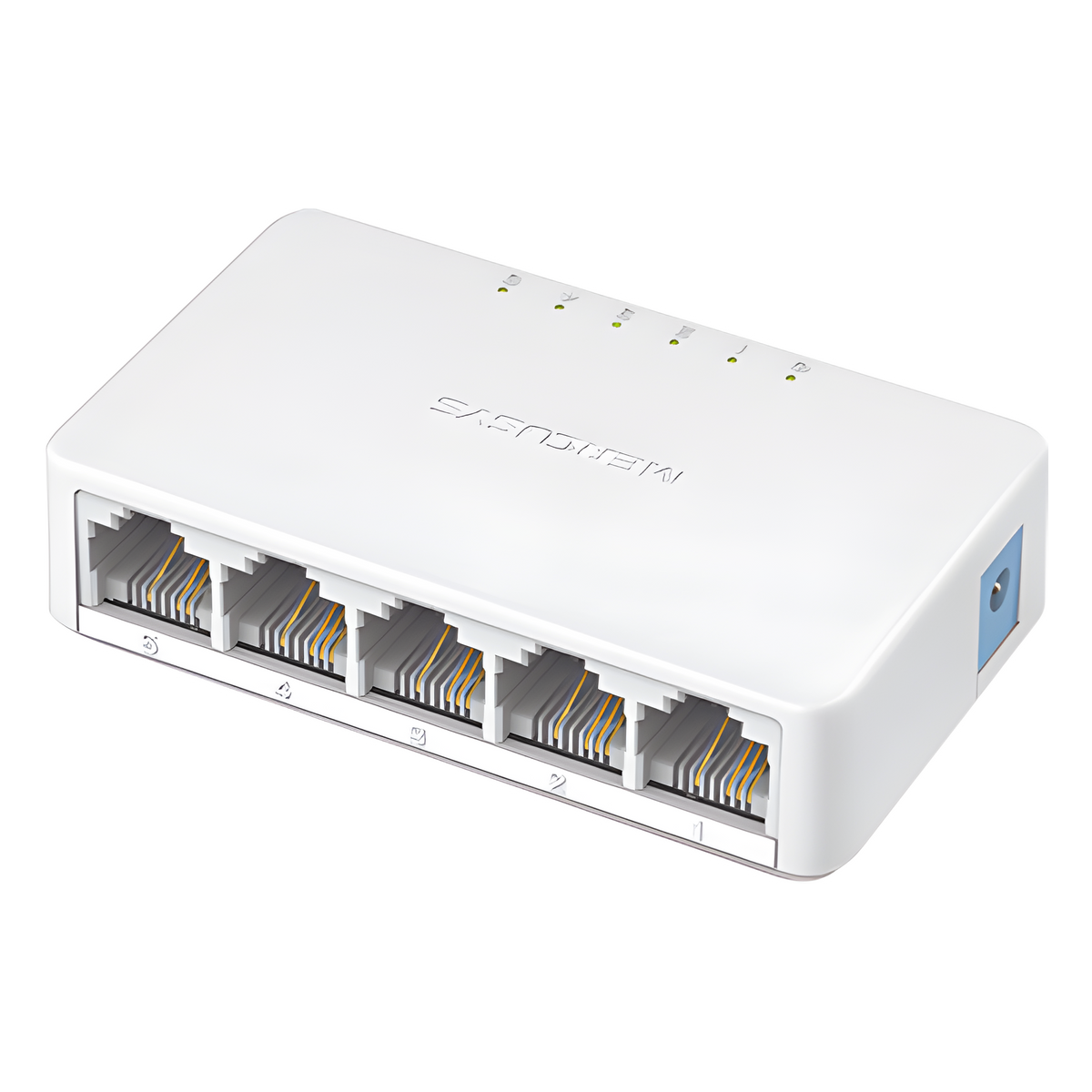 Switch NO Administrable / Para escritorio / 5 puertos 10/100 Mbps / Diseño Compacto / Plug and Play