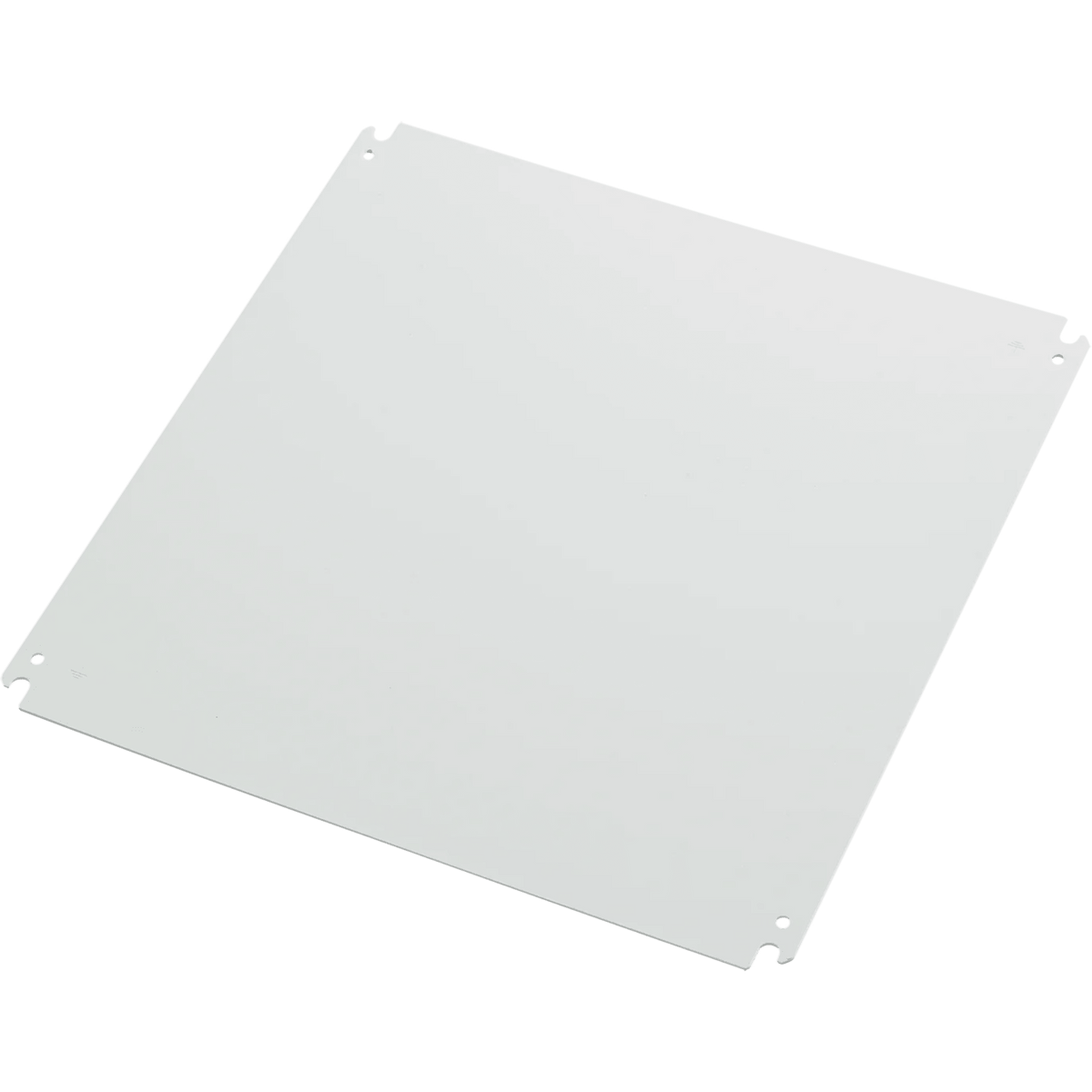 Panel de Montaje Concept / Acero Dulce / 10.2x10.2 in (259x259 mm) / Blanco / Calibre 12ga / para Gabinete 12x12 in