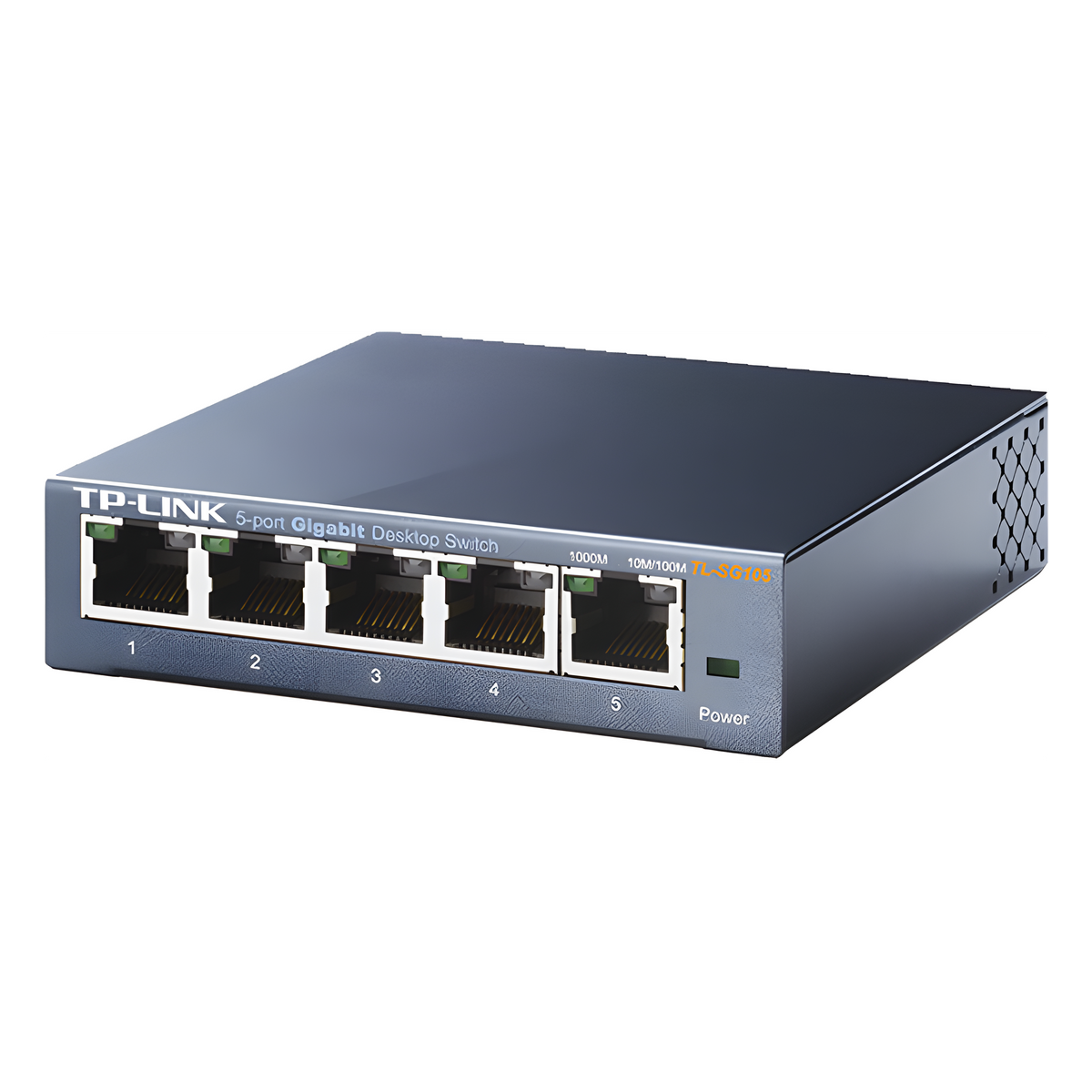 Switch Gigabit no administrable de 5 puertos 10/100/1000 Mbps