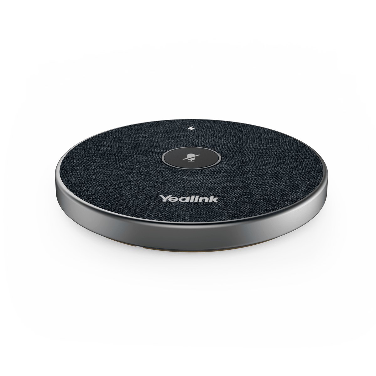 Micrófono inalámbrico 360° VCM36W-PACKAGE de Yealink para videoconferencias, con amplio alcance y cancelación de ruido.