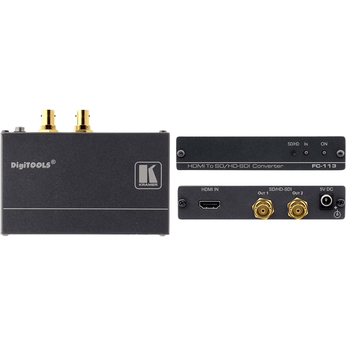 Conversor de Formato HDMI a 3G HD-SDI | 1 Entrada HDMI | 2 Salidas SD/HD/3G HD-SDI BNC | Tasa de Datos hasta 3 Gbps | Audio Embebido | Compatible HDTV | Multi Estándar SMPTE 259M, 292M y 424M | LED Active Input |