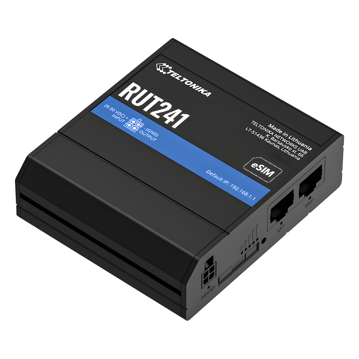 Industrial Cellular Router,Soporta eSIM/ 2 puertos ethernet 10/100Mbps /WiFi 802.11b/g/n /WAN Failover