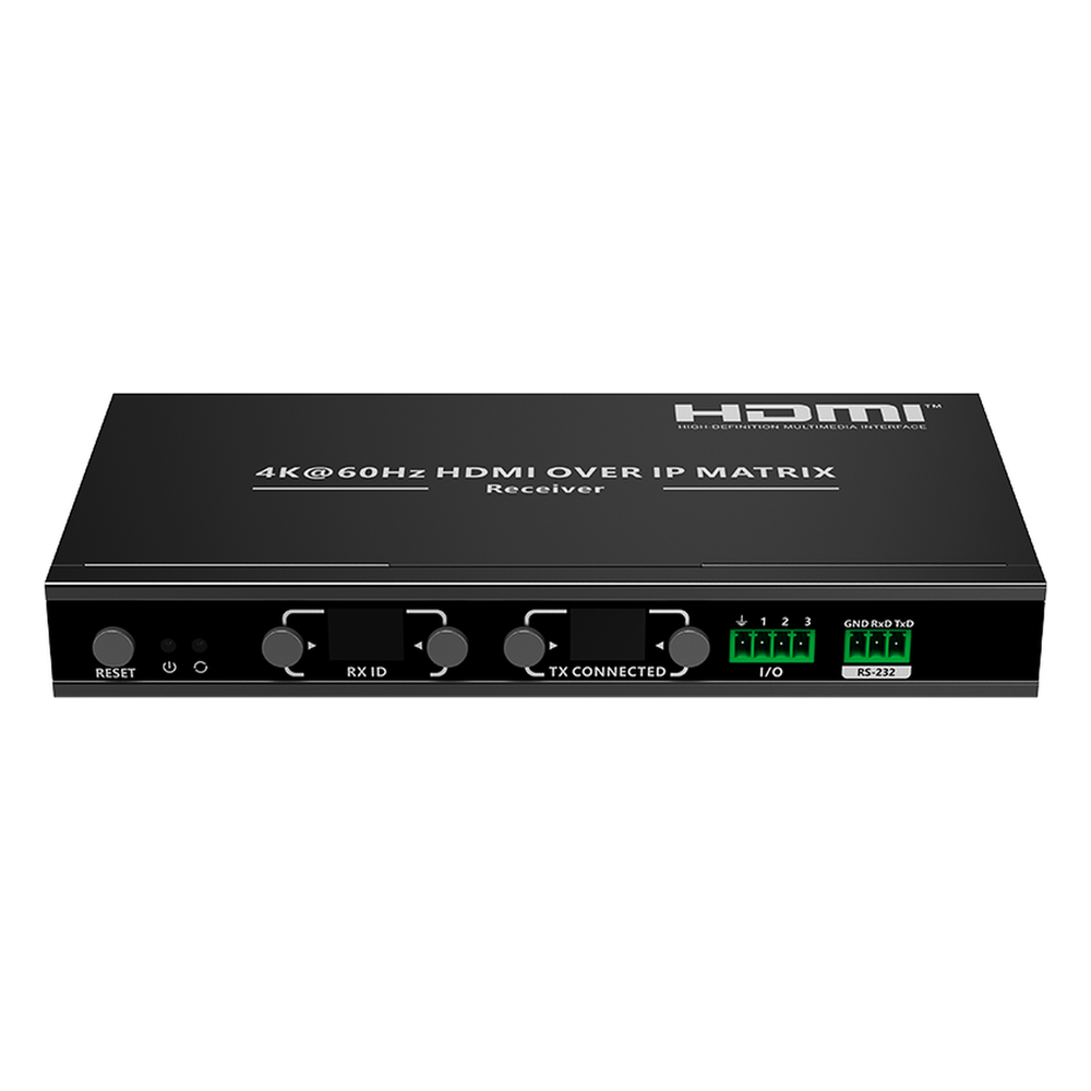 Receptor | Extensor de matriz HDMI sobre IP IG de 4K60 Hz con videowall