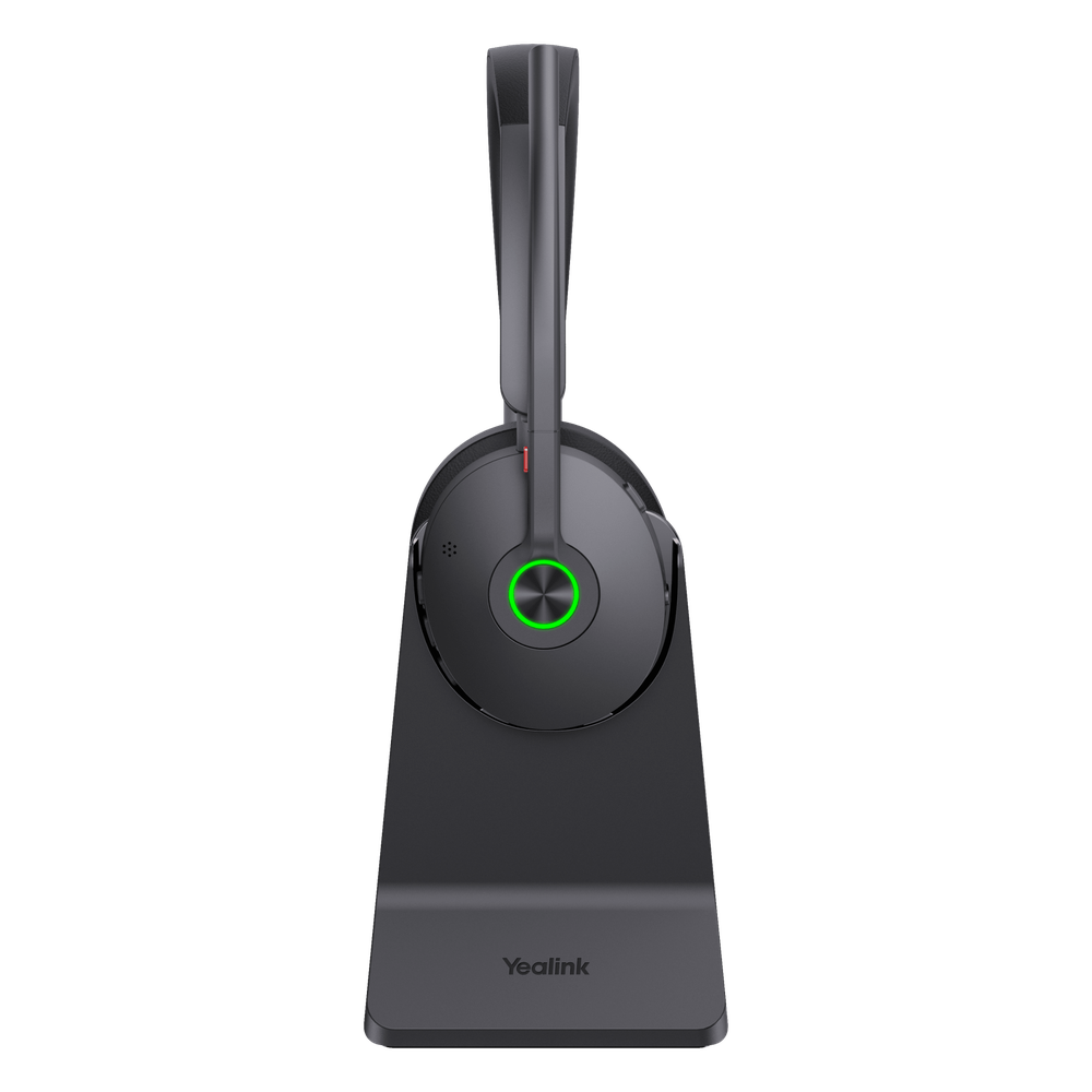 Auriculares estéreo Yealink BH74 con base de carga / Bluetooth 5.3 con adaptador USB C&A / Cancelación activa de ruido / Indicadores de actividad