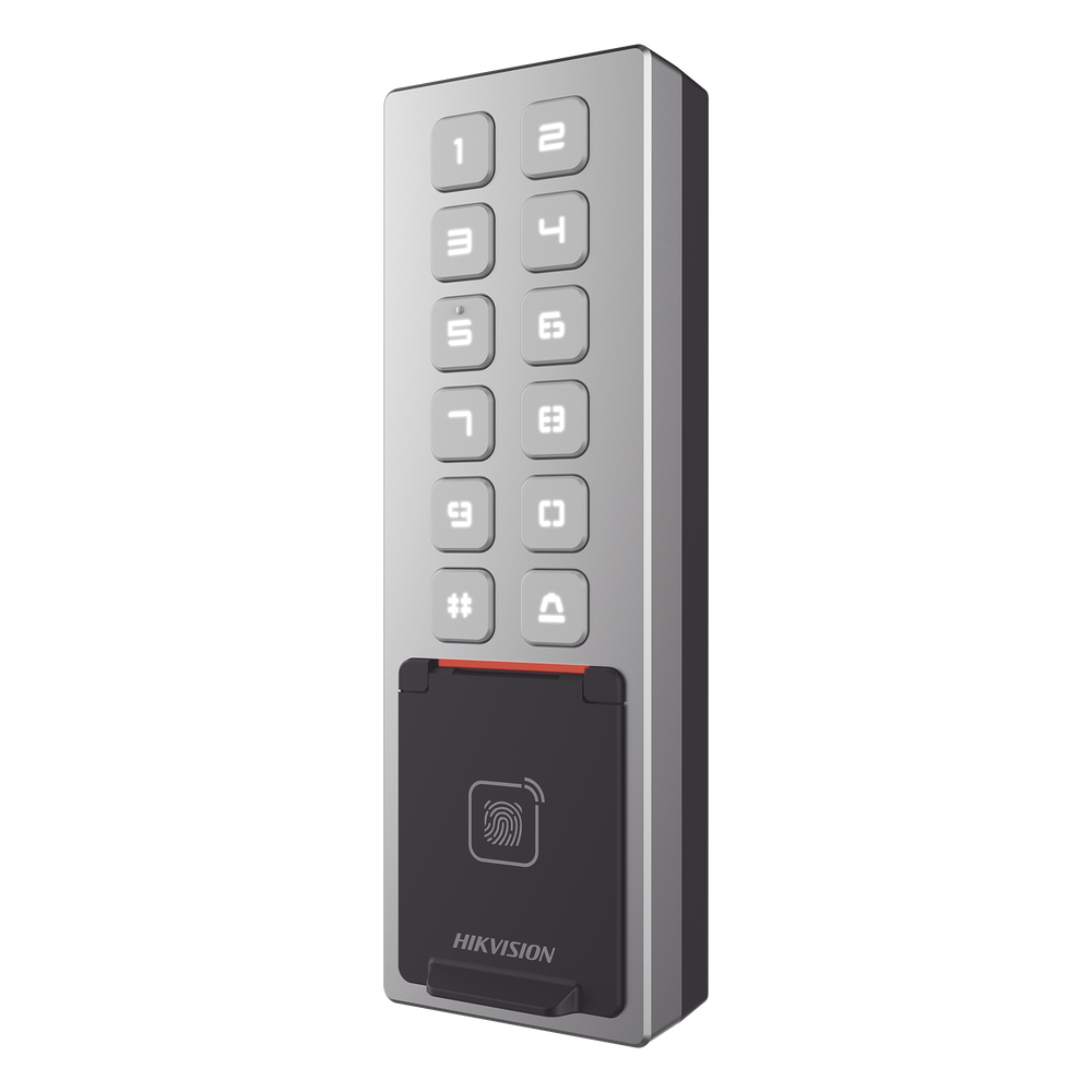 Teclado Exterior WiFi Antivandálico IP65 & IK08 / Administrable en la Nube / Alta y Baja de Passwords Remotamente con Horarios / Acceso por PIN, Tarjeta MIFARE, Huella y Tarjeta Virtual Bluetooth
