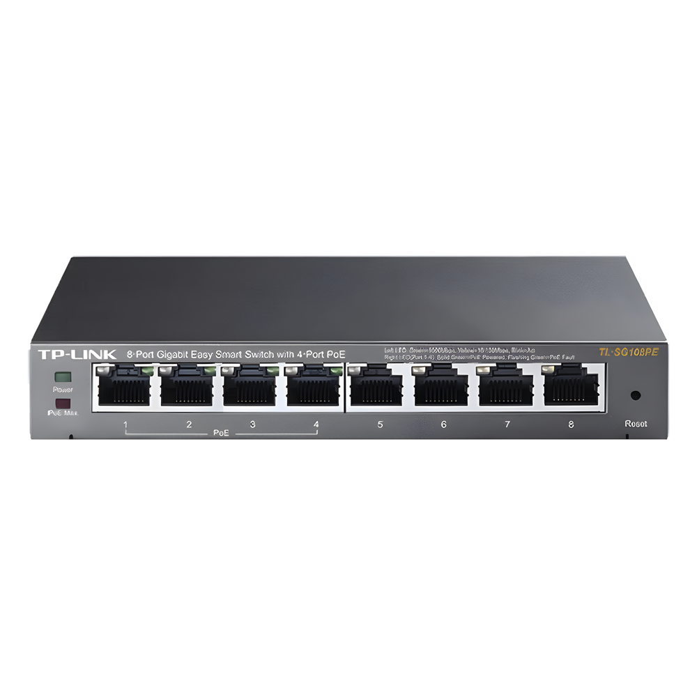 Easy Smart Switch PoE JetStream , 8 puertos 10/100/1000 Mbps 55 W