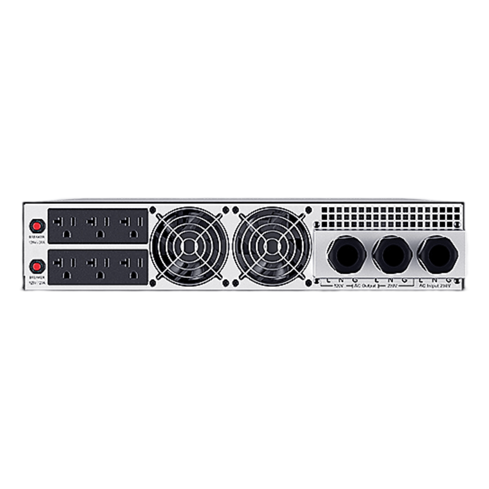 Transformador Reductor de 208 Vca a 120 Vca, Con entrada Hardwire con Cable de Uso Rudo y 6 Salidas NEMA 5-20R, Recomendado para UPS modelo OLS10KERT5UNEMA