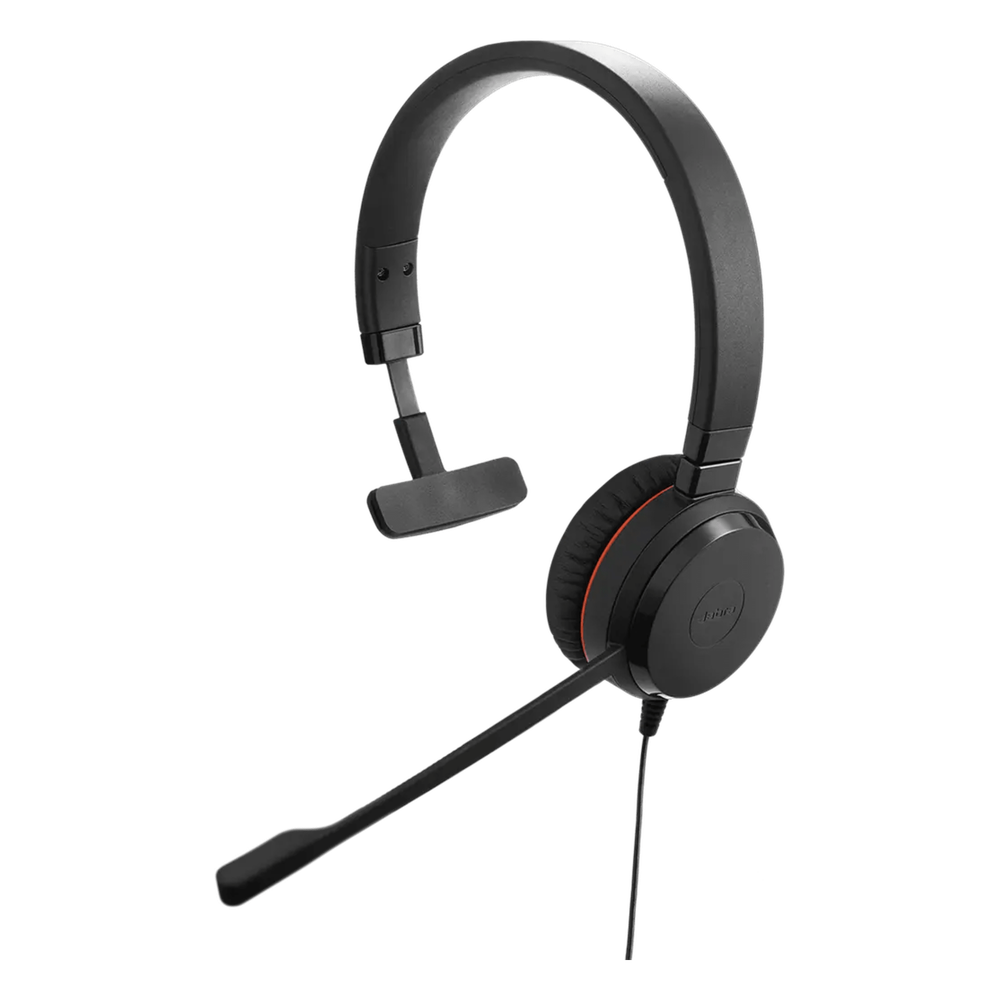 Jabra Evolve 20 Mono con Conexión USB C/A, Micrófono con Cancelación de Ruido de Ultima Generación, Configuración Plug and Play (4993-829-269)