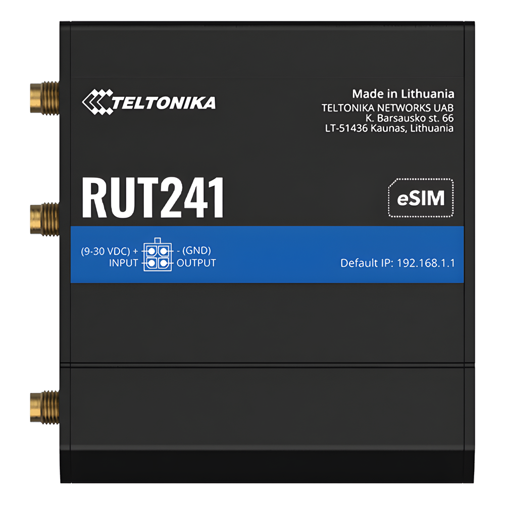 Industrial Cellular Router,Soporta eSIM/ 2 puertos ethernet 10/100Mbps /WiFi 802.11b/g/n /WAN Failover