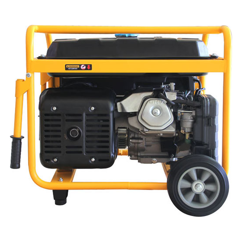 Generador a Gasolina / Planta de Emergencia de 6.5KW, 220Vac 2 Fases, Jaula con Ruedas para Fácil Traslado y Encendido Electrónico