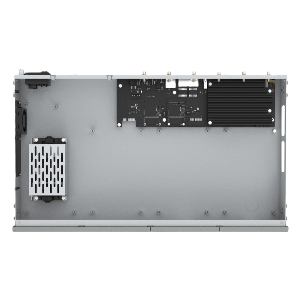 Conmutador IP PBX Enterprise Modular / 100 Extensiones Expansible a 200 / 30 Llamadas Simultáneas Expansible a 60 / Soporte E1/T1/PRI / Hasta 8 Puertos FXO/FXS / Call Center Avanzado / Omnicanal con IA