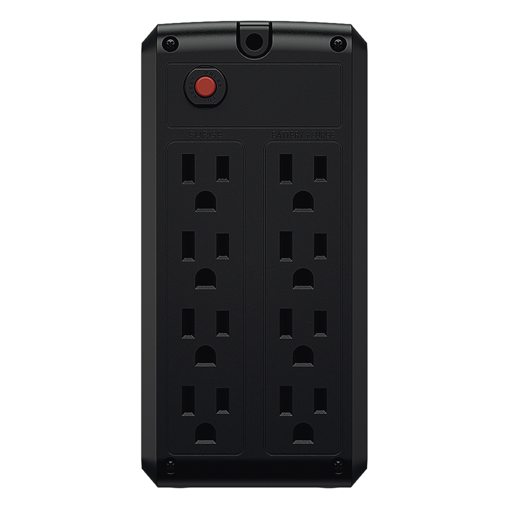 UPS de 1000 VA/500 W, Topología Línea Interactiva, Entrada 120 Vca NEMA 5-15P, y 8 Salidas NEMA 5-15R, Puerto USB, Con Regulador de Voltaje (AVR)