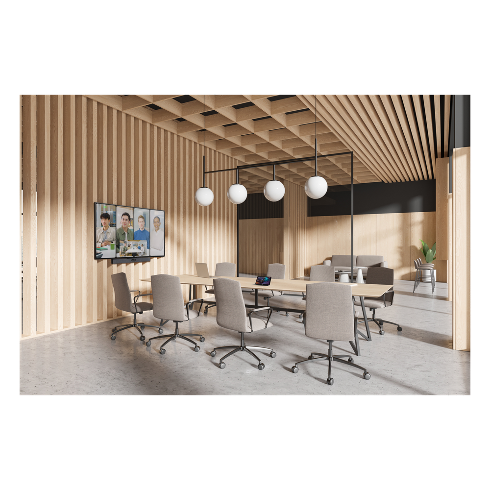 Barra de Videoconferencia Yealink A40 para Salas Medianas con Android Integrado Compatible con Teams Rooms, Zoom Rooms, RingCentral Rooms y BYOD- Incluye Control Remoto VCR11