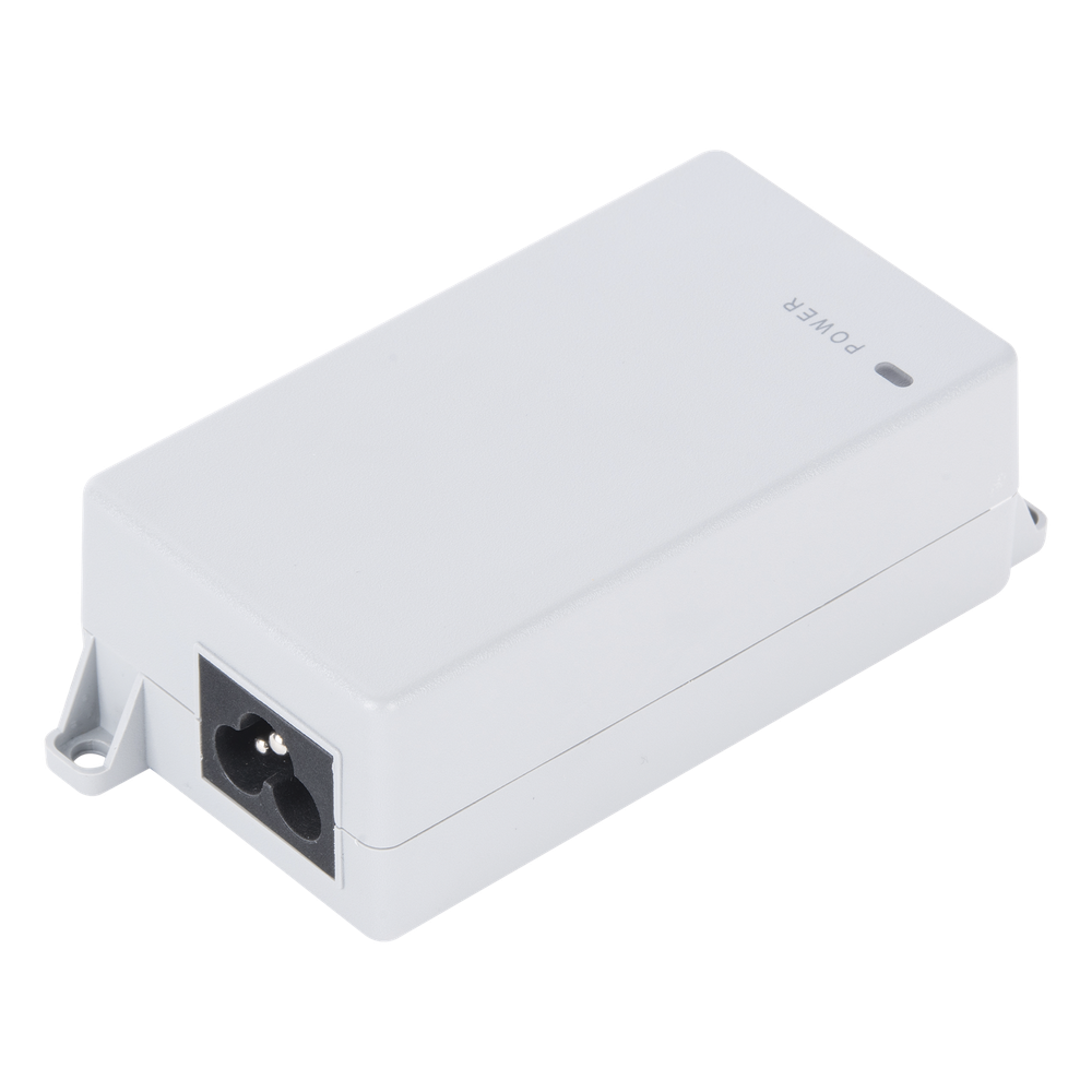 Inyector PoE Pasivo Gigabit de pared para C5x, C5c, de Mimosa, Voltaje de salida 24Vcc.